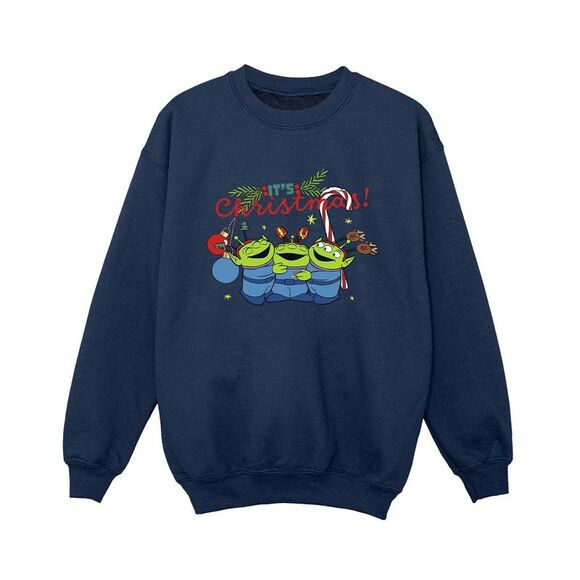 Toy Story Boys Aliens Christmas Sweatshirt / Navy Blue
